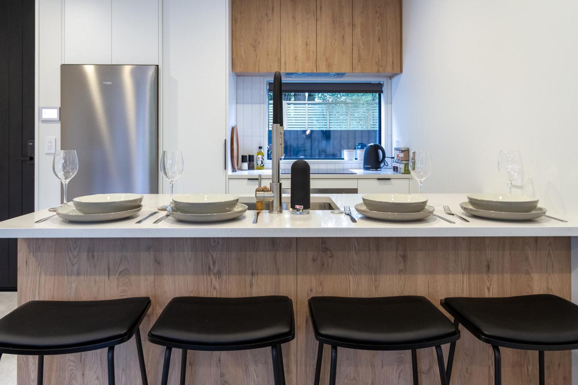 כרייסטצ'רץ' Merivale Gem: 2Br Townhouse Oasis מראה חיצוני תמונה